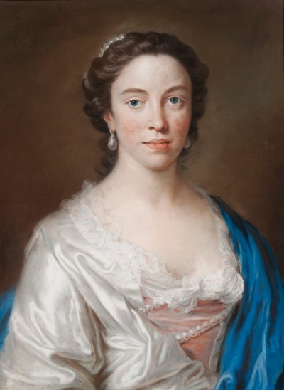 Porträt von Mary Thornton von Francis Cotes